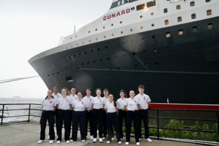 Queen Mary 2 Arrives in New York with Eternal Flame Commemorating 80th D-Day Anniversary