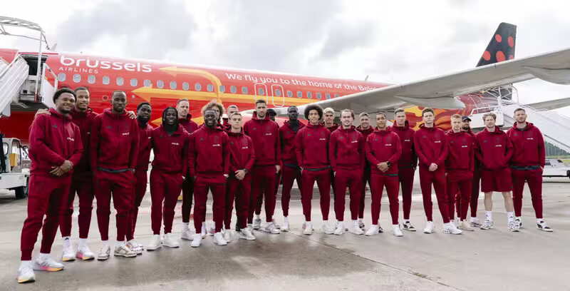 Exciting Journey Begins as Brussels Airlines Flies Red Devils to Euro 2024