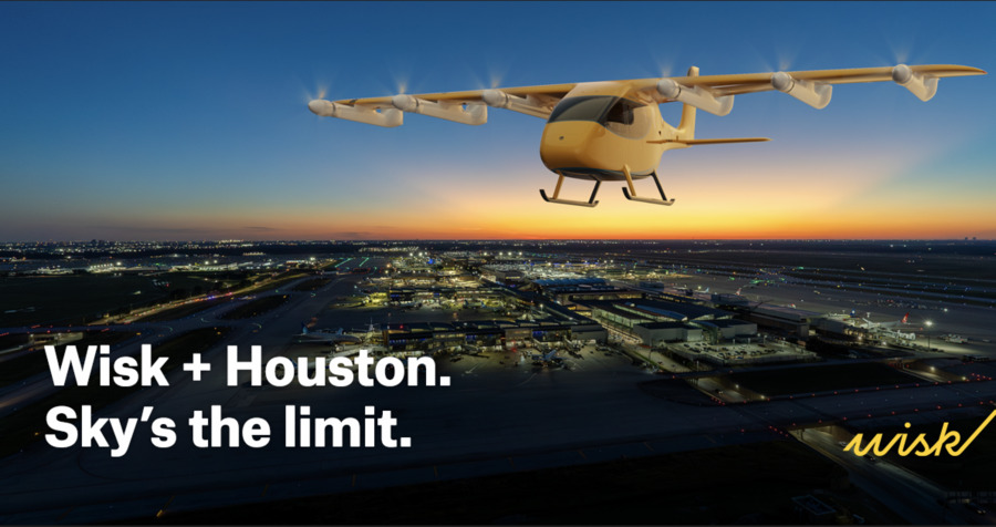 Houston and Wisk Aero Partner for a Booming Air Taxi Market