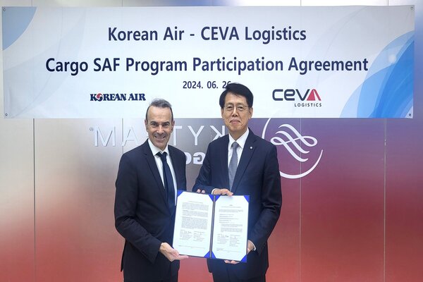 Korean Air and CEVA Logistics Launch Pioneering Sustainability Initiatives for Air Freight