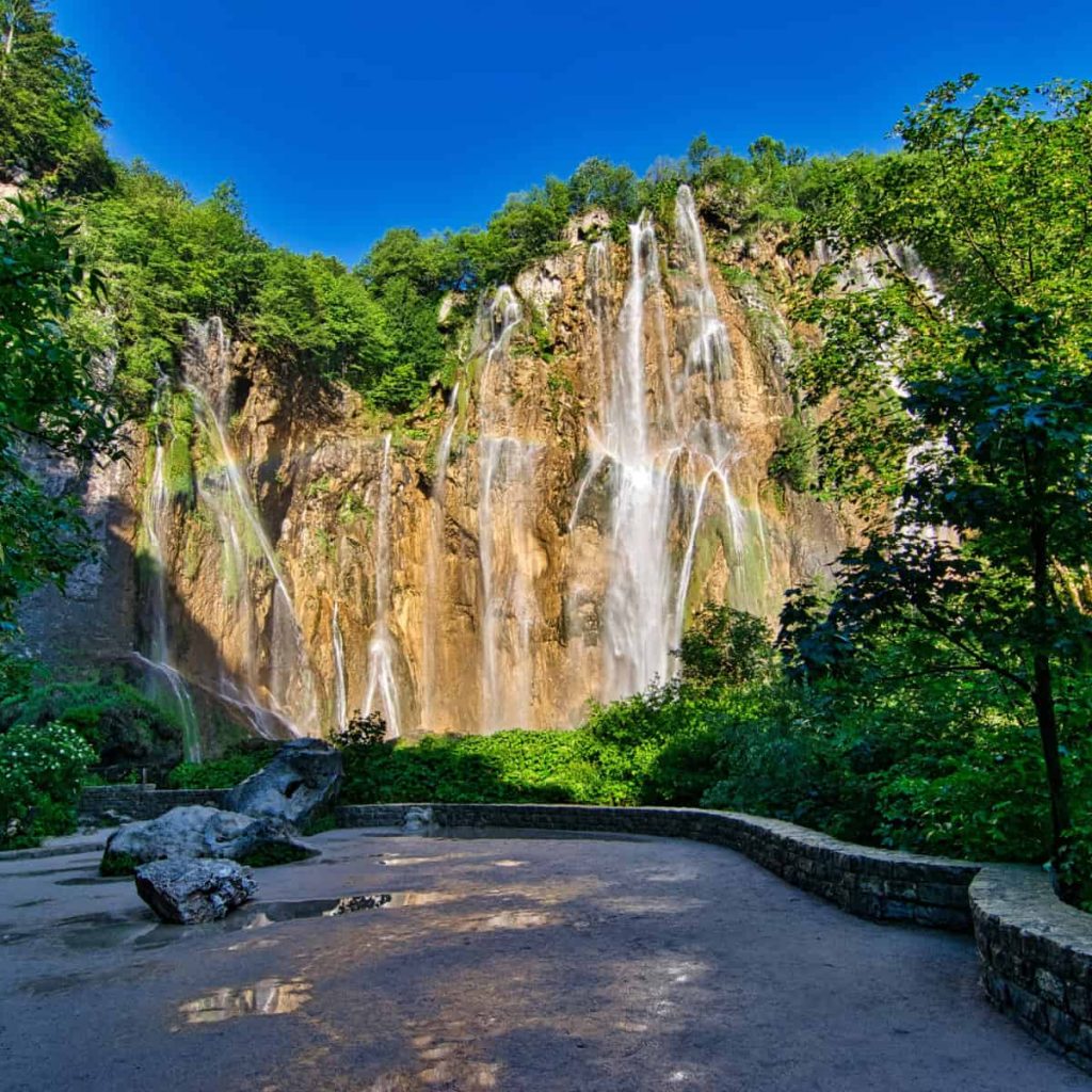 The Big Waterfall at Plitvice Lakes National Park