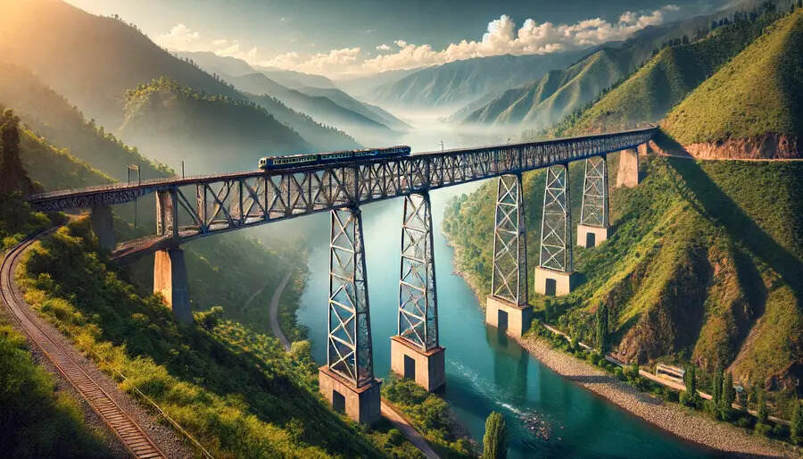 Tourists soon to explore highest ever rail bridge in the world in Chenab