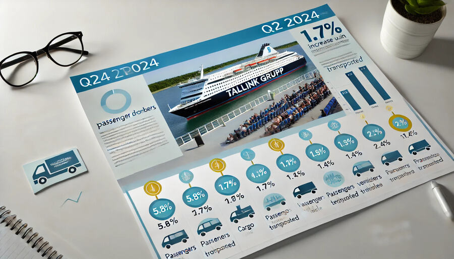 Tallink Grupp Report: Q2 2024 Shows Fewer Passengers, Slight Growth In Cargo Units