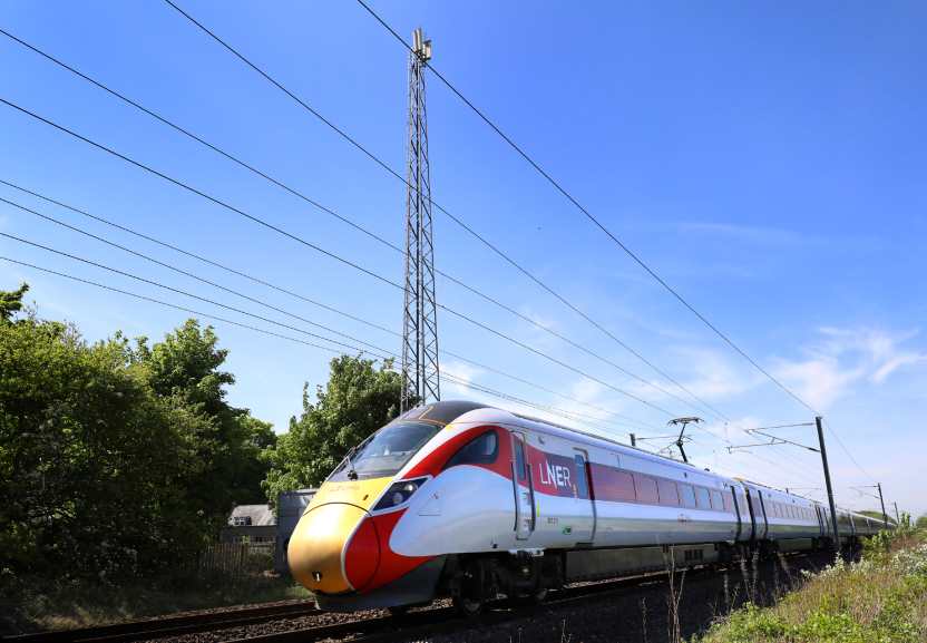 LNER train ‘Our Planet’, A display of its commitment to more sustainable travel