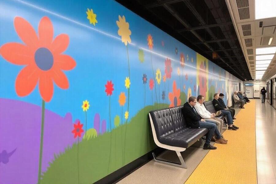 Amtrak Expands ‘Art at Amtrak’ Initiative in Philadelphia with Stunning New Installation, ‘Flourish’