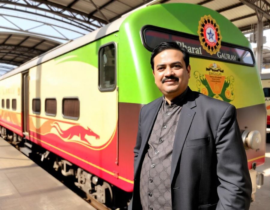 Rail Minister Flags Off Bharat Gaurav Train, Offering a Transformative Experience of Culture and Faith