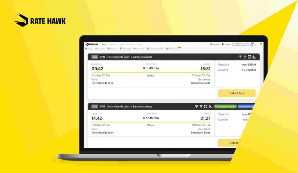 RateHawk Expands Travel Solutions with New Rail Travel Booking Services for France, Netherlands, Hungary, Poland, Belgium, Luxembourg, UK, Spain, Italy, Switzerland, Germany, Czech Republic and Austria