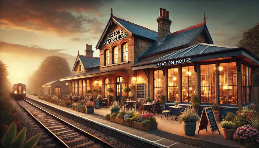 Histon’s Station House: Former Railway Station Transformed into Café, Adding New Charm to One of Cambridgeshire’s Best Places to Live